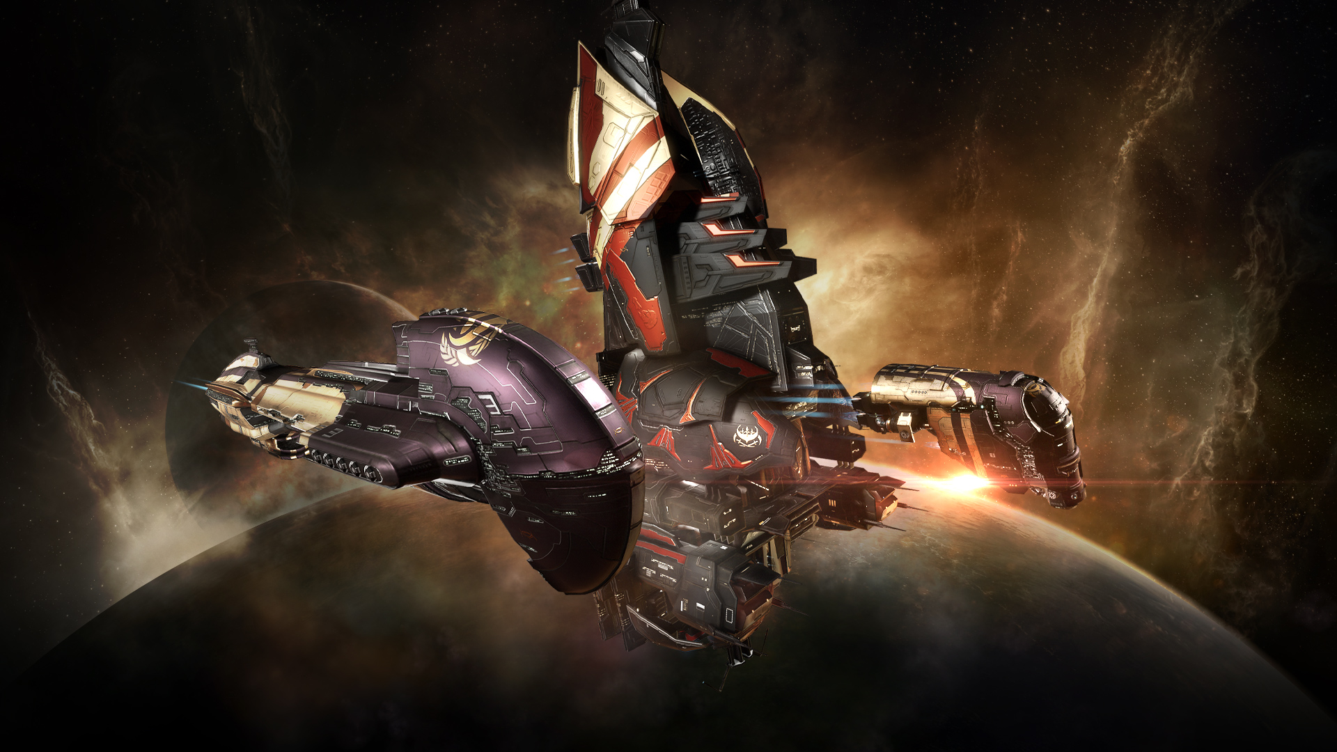 Amarr SKINS - NES 1920x1080